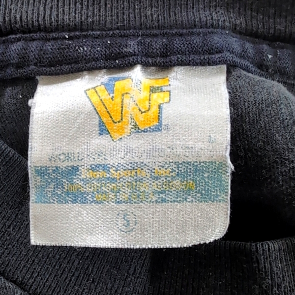 Vintage Genuine Official 1997 Undertaker Tee with WWF Tag - Size S Small Unisex - Picture 8 of 10